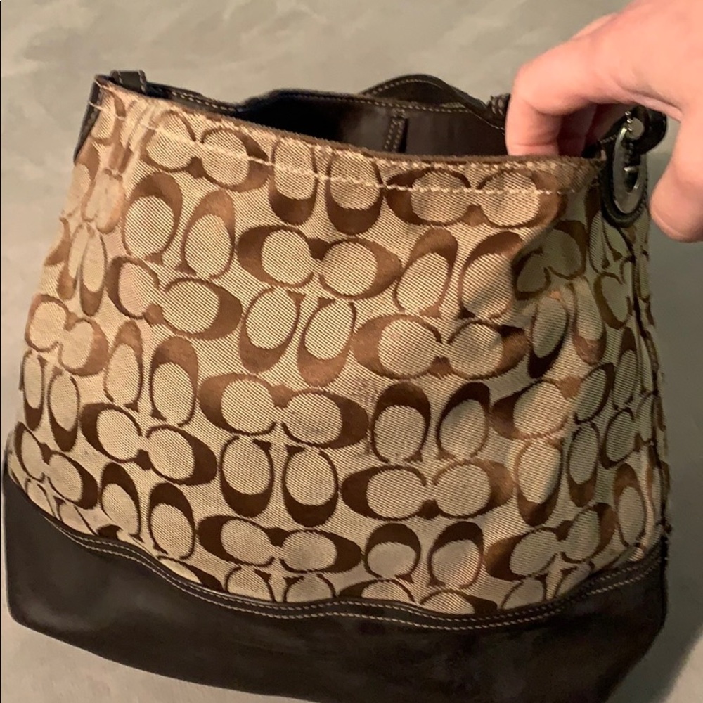 Coach Canvas and Leather